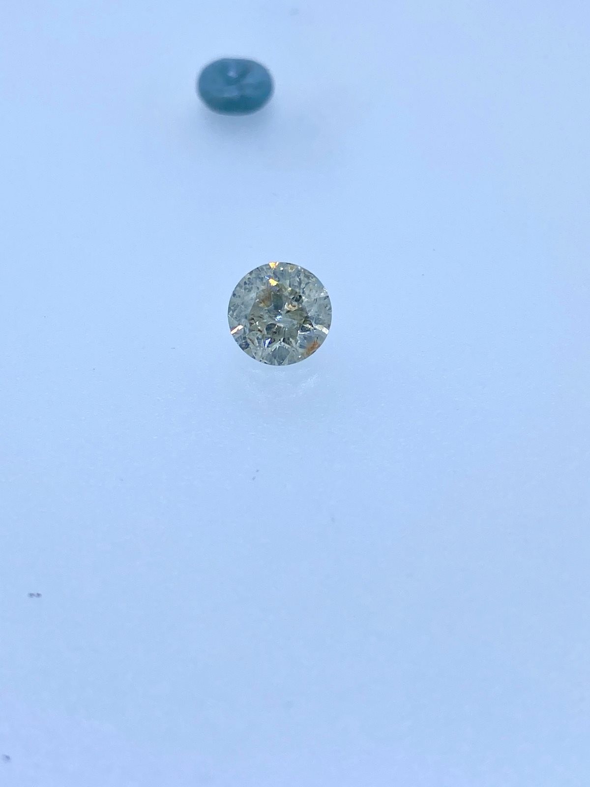 White Salt N Pepper Round Diamond - 1.54 carats