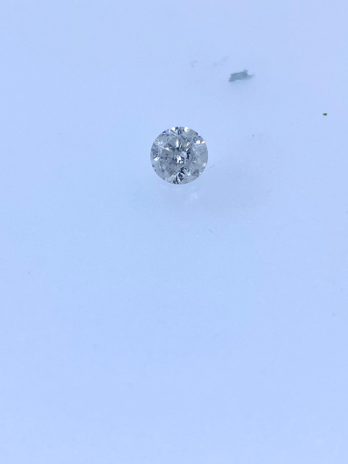 White Salt N Pepper Round Diamond - 1.04 carats