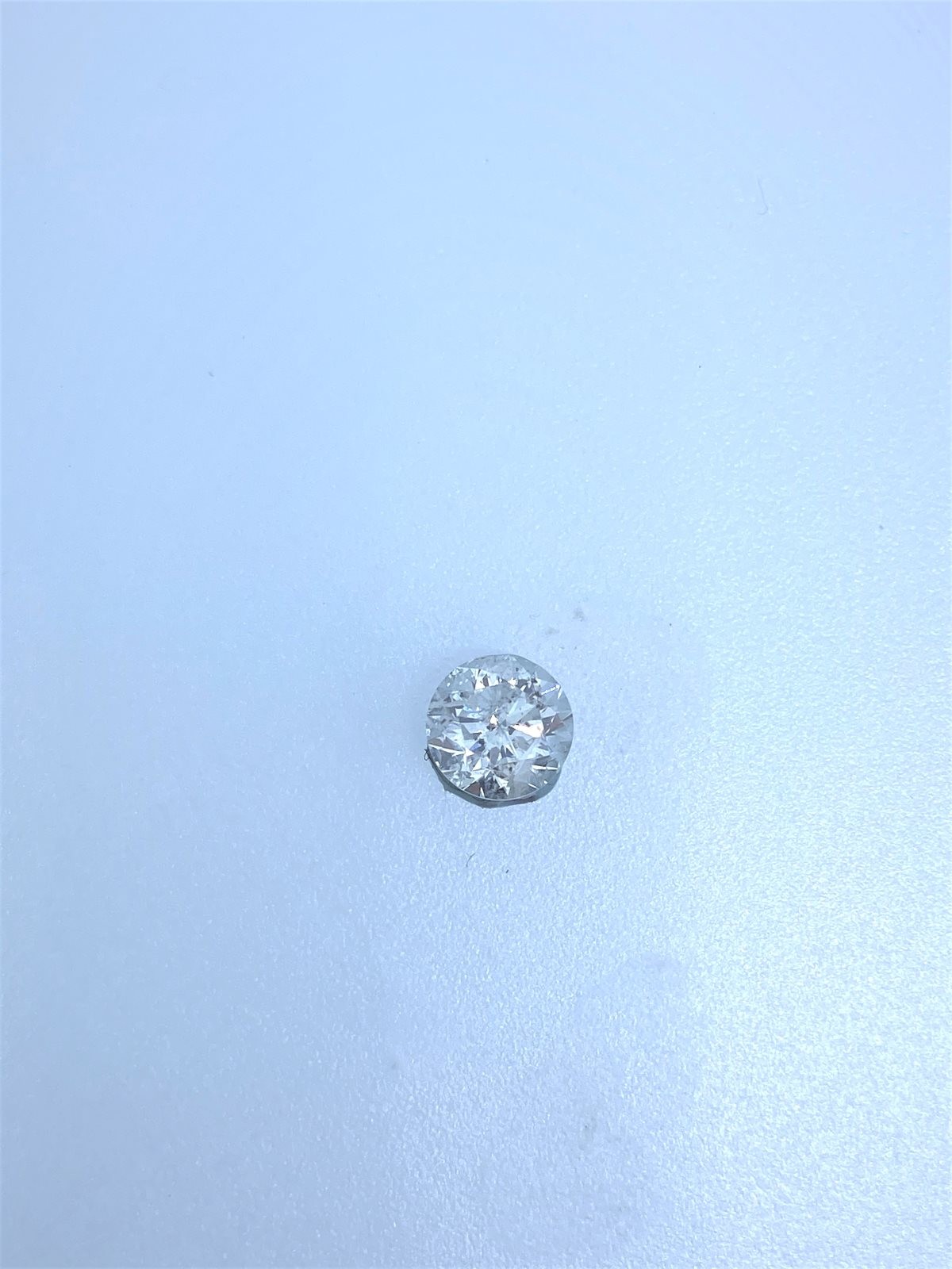 White Salt N Pepper Round Diamond - 0.95 carats