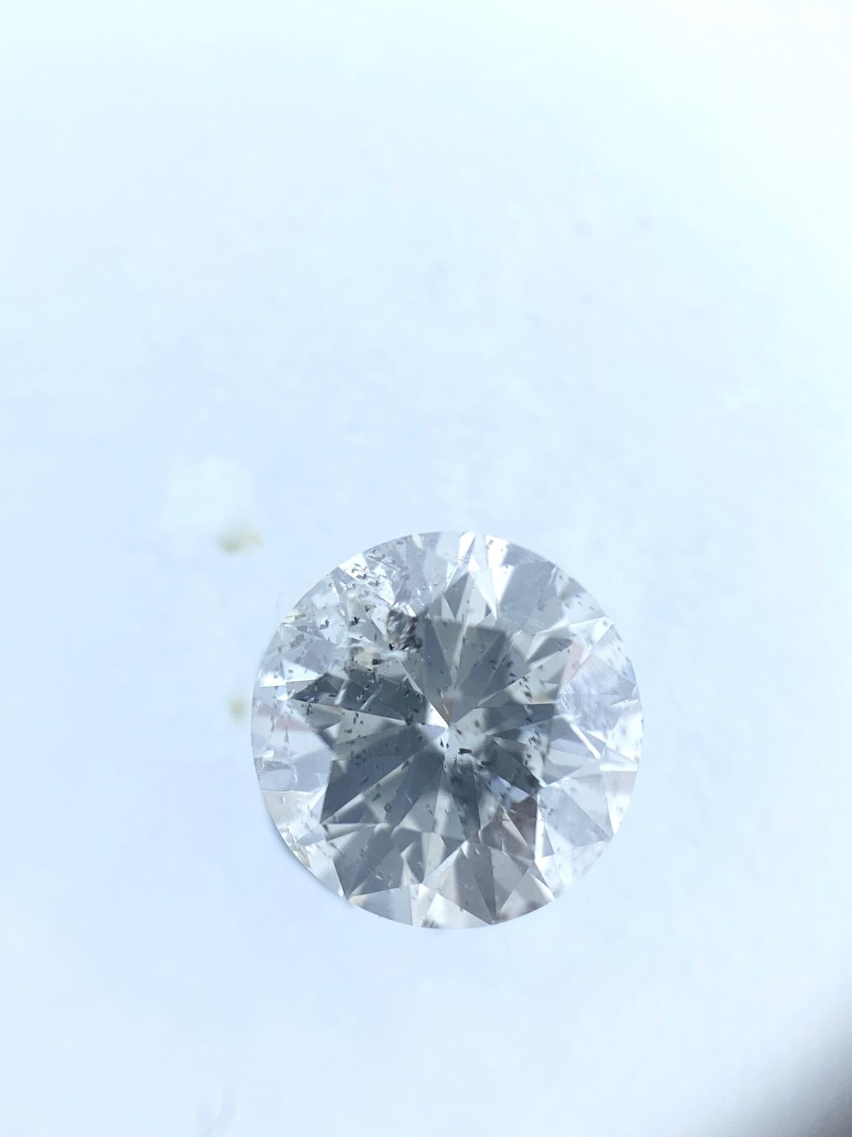 White Round Diamond - 0.71 carats