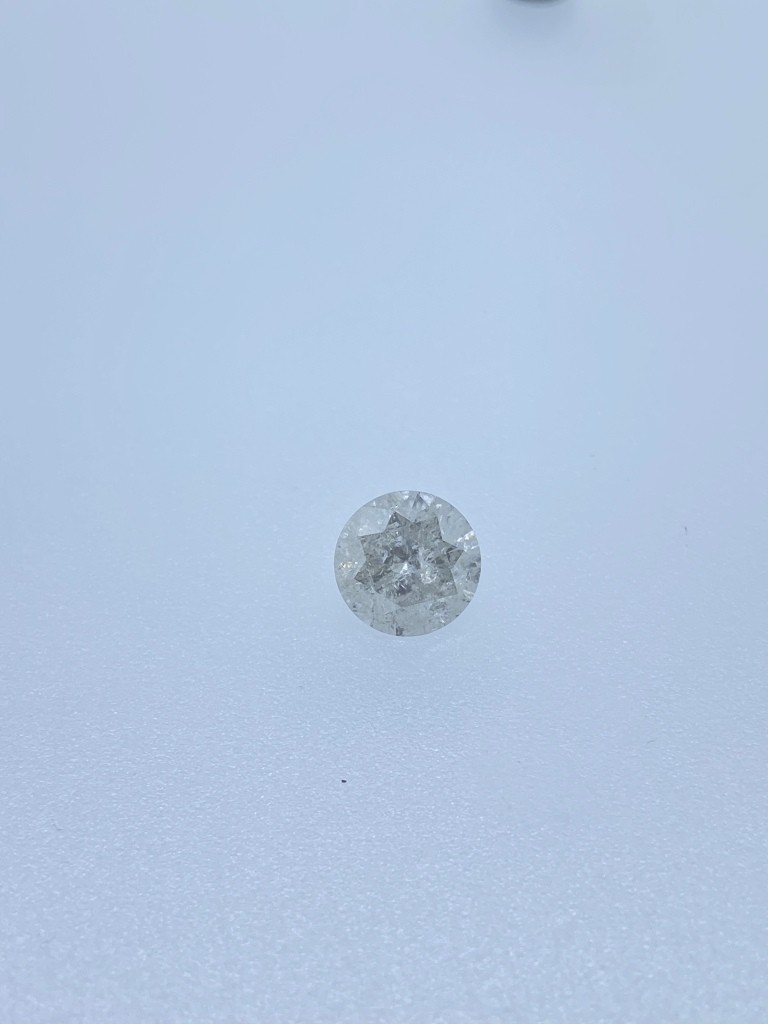 White Salt N Pepper Diamond Round Diamond - 1.68 carats