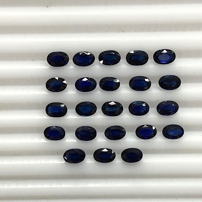 BS-2- Natural Blue sapphire Oval Cut - 6x4 mm