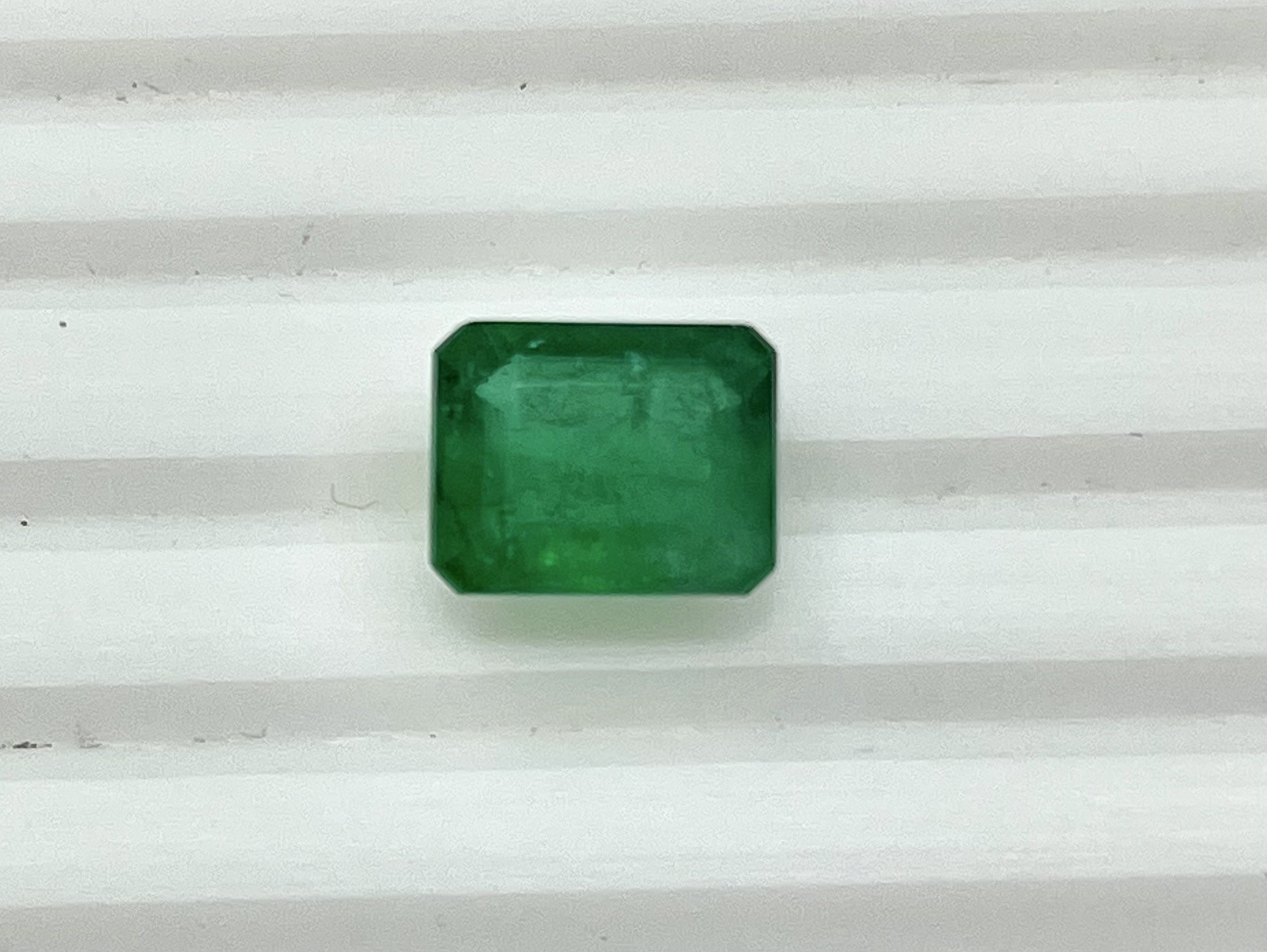 E-06 Emerald Octagon Cut 3.55 Cts