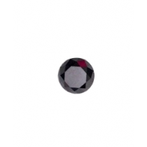 Black Round Diamond - 6.55 carats