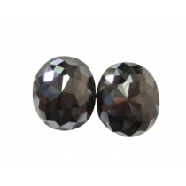 Black Oval Rose Cut Diamond - 3.59 carats
