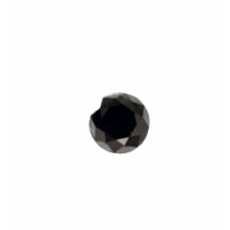 Black Round Diamond - 6.09 carats