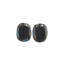 Black Oval Diamond - 5.86 carats