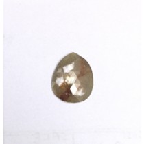 Natural Reddish Grey Pear Diamond Pcs Rosecut - 3.62 carats