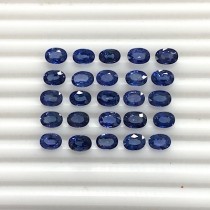 BS-3 -  Natural Ceylon Blue sapphire Oval Cut - 5x7 mm