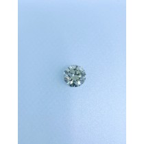 Off-White Round Diamond - 4.36 carats