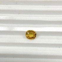 YS-2 Yellow Sapphire Oval cut with heated and treatment Gemstone - 2.23 cts