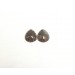 Natural Brown Pear Diamond Pair (Jodi) RoseCut - 7.62 carats